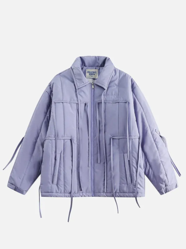 Aelfric Eden Solid Ribbon Embellishment Coat sold by Aelfric Eden