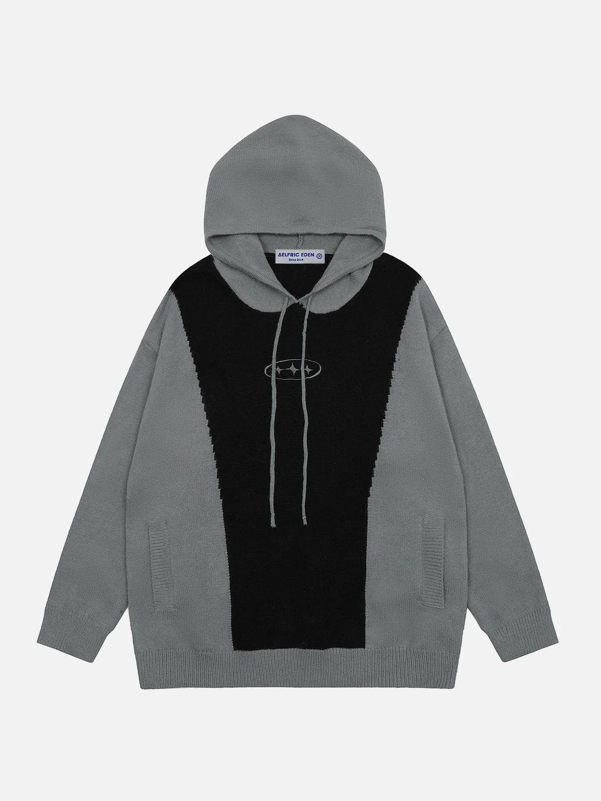 Aelfric Eden Patchwork Knit Zip Up Hoodie sold by Aelfric Eden