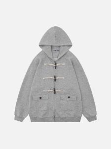 Aelfric Eden Solid Horn Button Hoodie sold by Aelfric Eden
