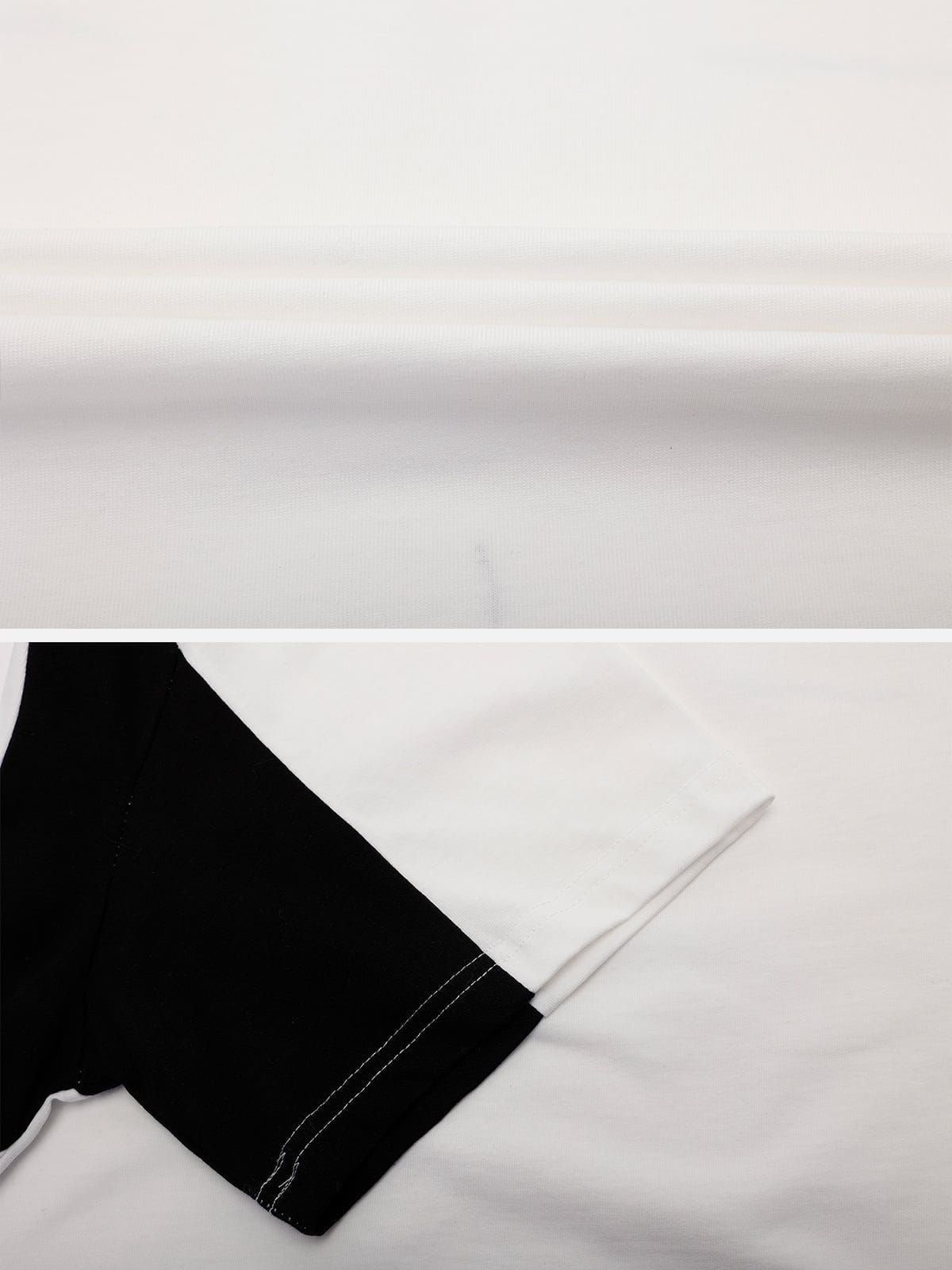 Aelfric Eden Patchwork Contrasting Color Tee sold by Aelfric Eden product image thumbnail 4