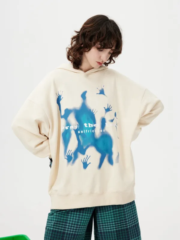 Aelfric Eden Abstraction Shadow Print Hoodie sold by Aelfric Eden