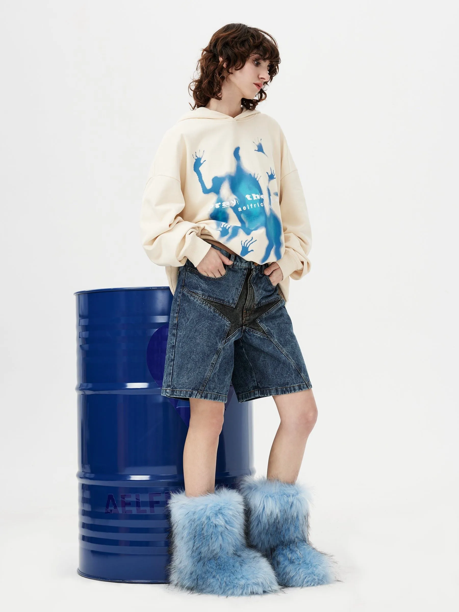 Aelfric Eden Abstraction Shadow Graphic Hoodie sold by Aelfric Eden product image thumbnail 5