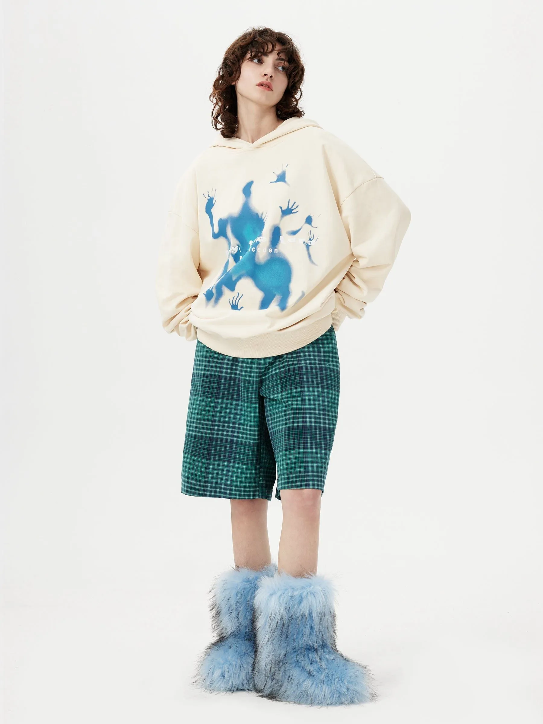 Aelfric Eden Abstraction Shadow Graphic Hoodie sold by Aelfric Eden product image thumbnail 4