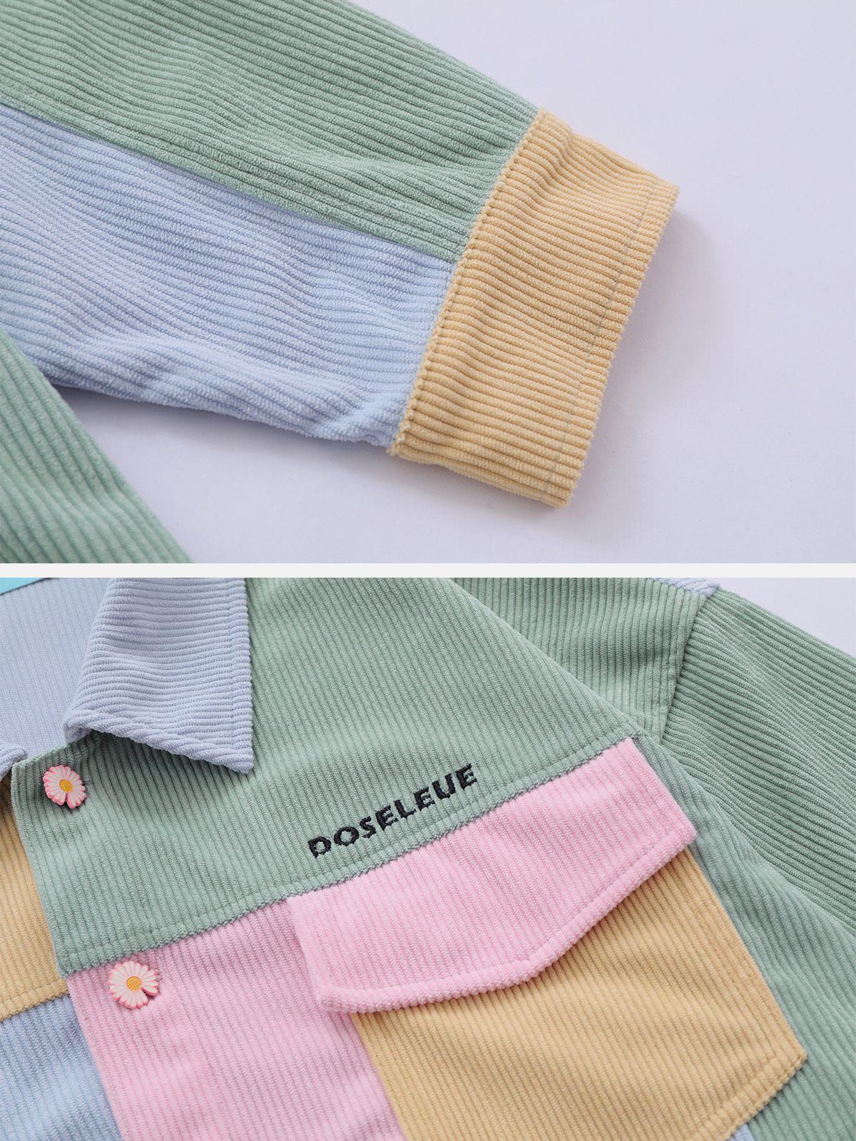 Aelfric Eden Contrast Splicing Jacket sold by Aelfric Eden product image thumbnail 5