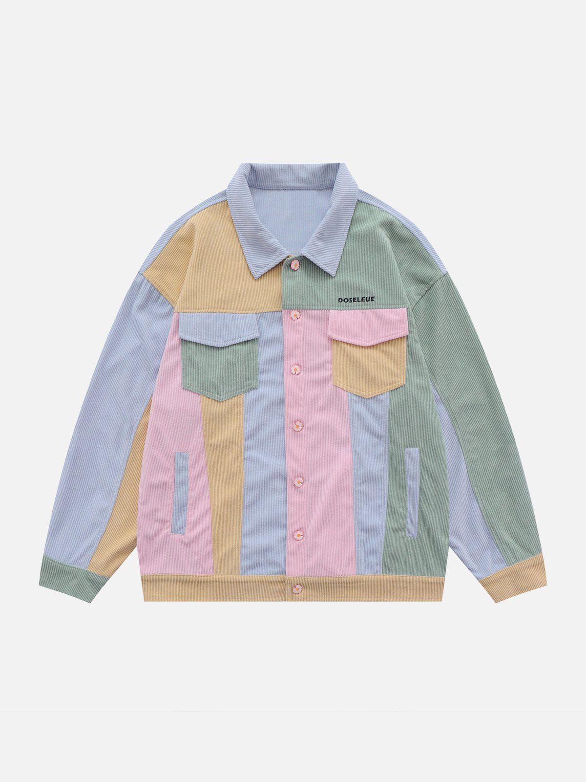 Aelfric Eden Contrast Splicing Jacket sold by Aelfric Eden product image thumbnail 3