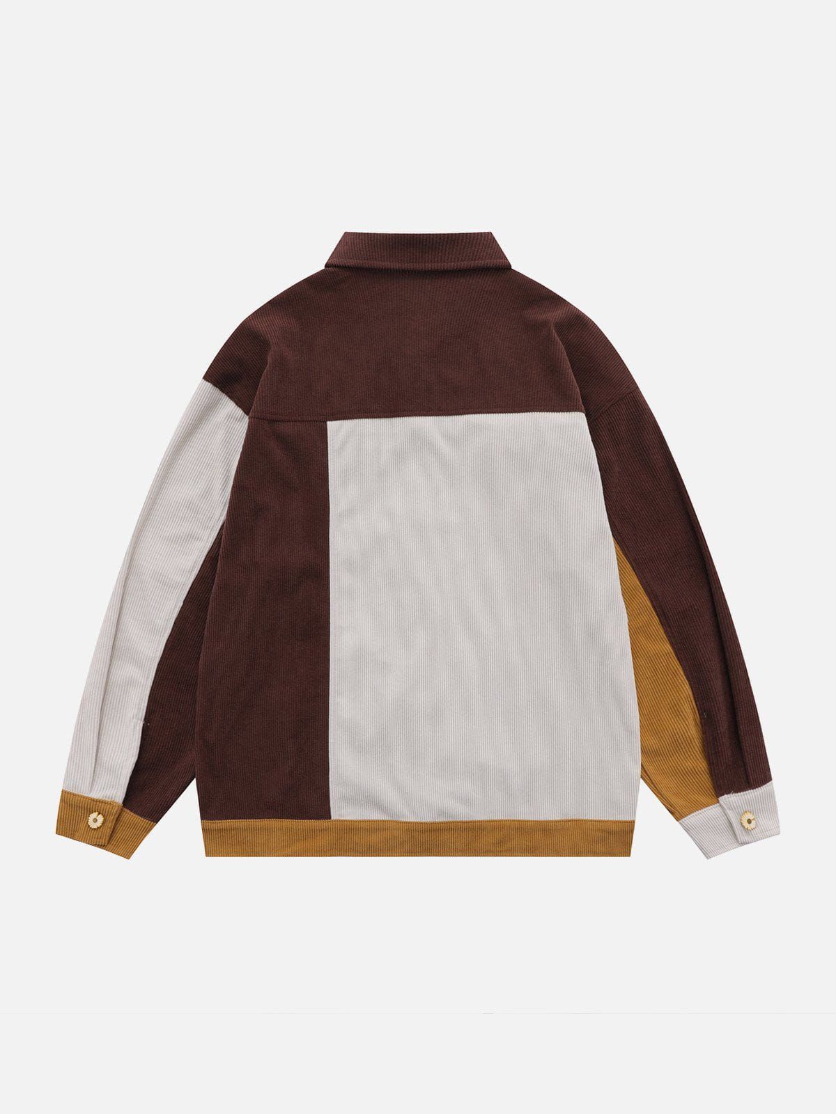 Aelfric Eden Contrast Splicing Jacket sold by Aelfric Eden product image thumbnail 2