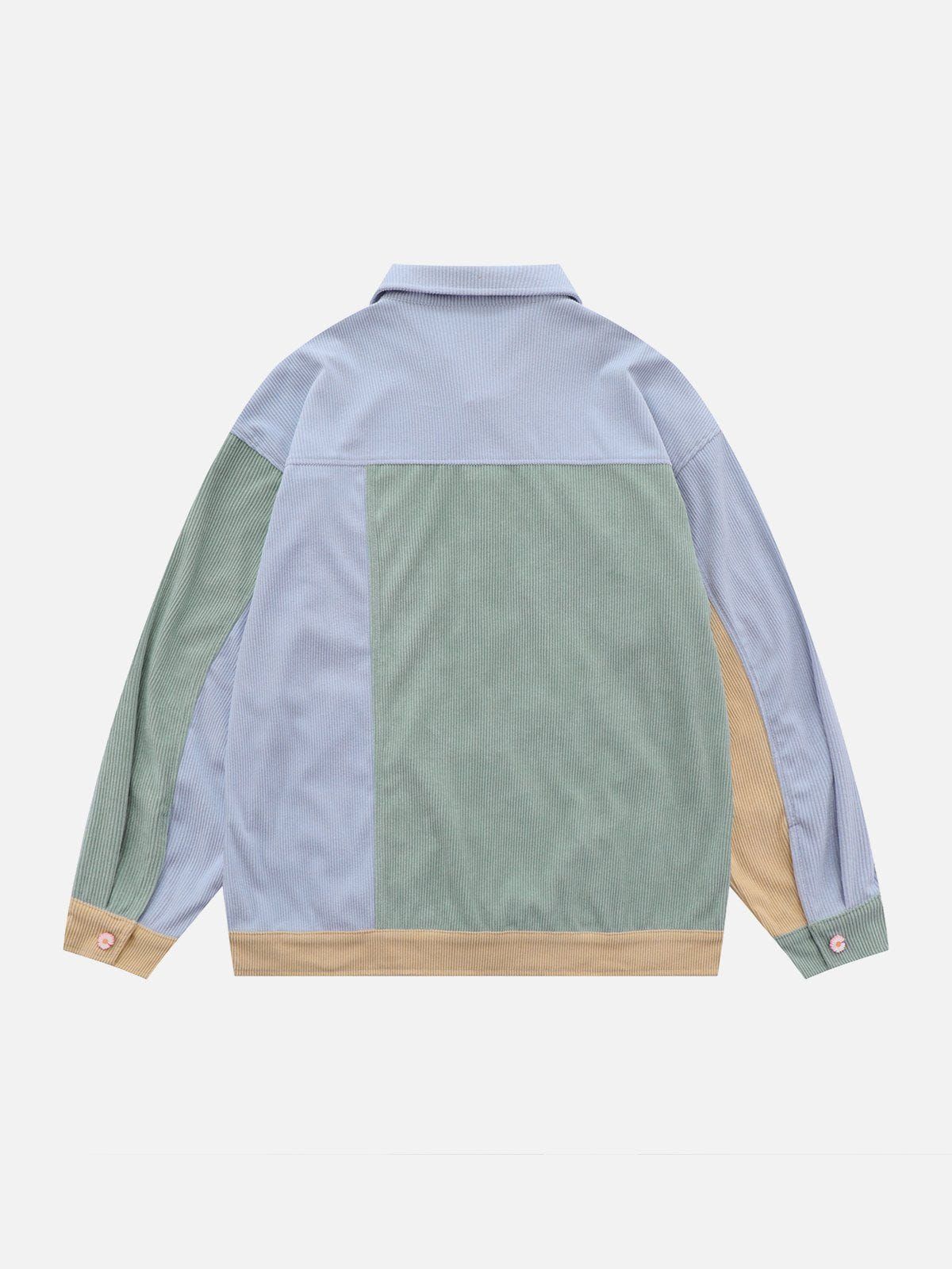 Aelfric Eden Contrast Splicing Jacket sold by Aelfric Eden product image thumbnail 4