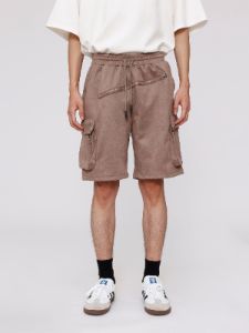 Aelfric Eden Edgy Zipper Design Suede Shorts sold by Aelfric Eden