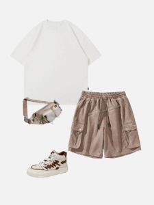 Aelfric Eden Edgy Zipper Design Suede Shorts sold by Aelfric Eden