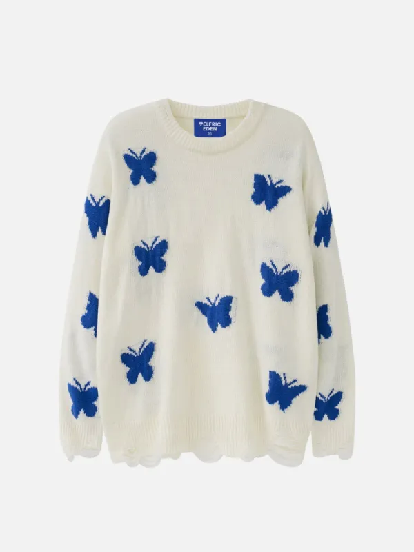 Aelfric Eden Butterfly Jacquard Sweater sold by Aelfric Eden