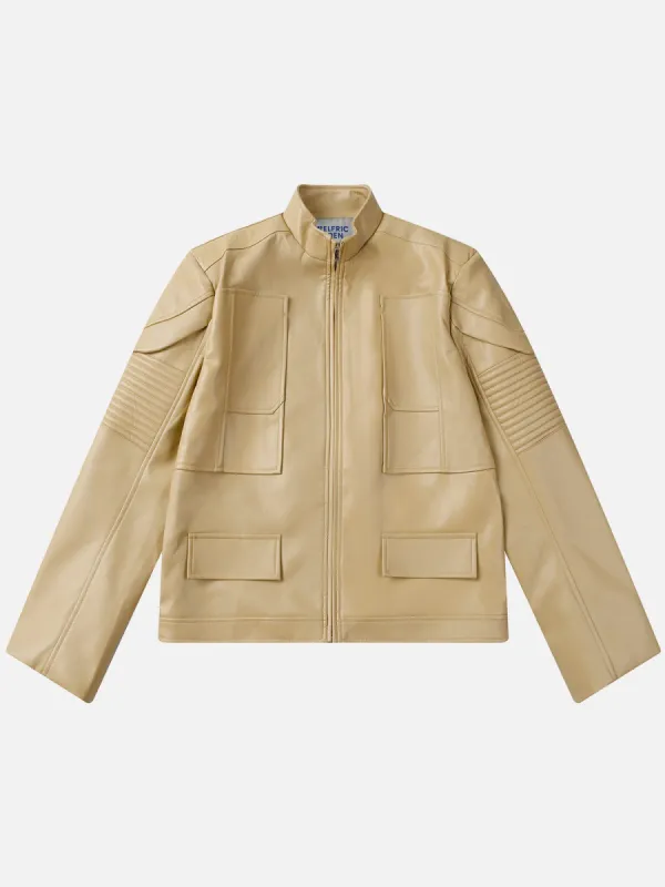 Aelfric Eden Patchwork Crop Racing Jacket sold by Aelfric Eden