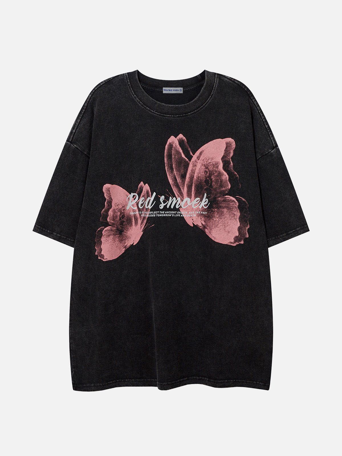 Aelfric Eden Overlapping Butterfly Washed Tee sold by Aelfric Eden product image thumbnail 2