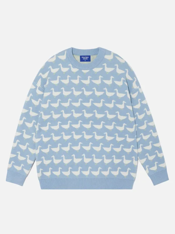 Aelfric Eden Multi Duck Jacquard Sweater sold by Aelfric Eden