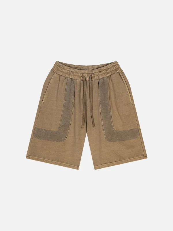 Aelfric Eden Patchwork Washed Shorts sold by Aelfric Eden