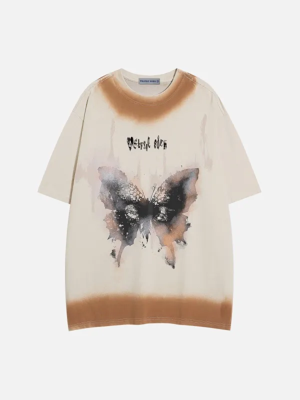 Aelfric Eden Ink Painting Butterfly Tee sold by Aelfric Eden