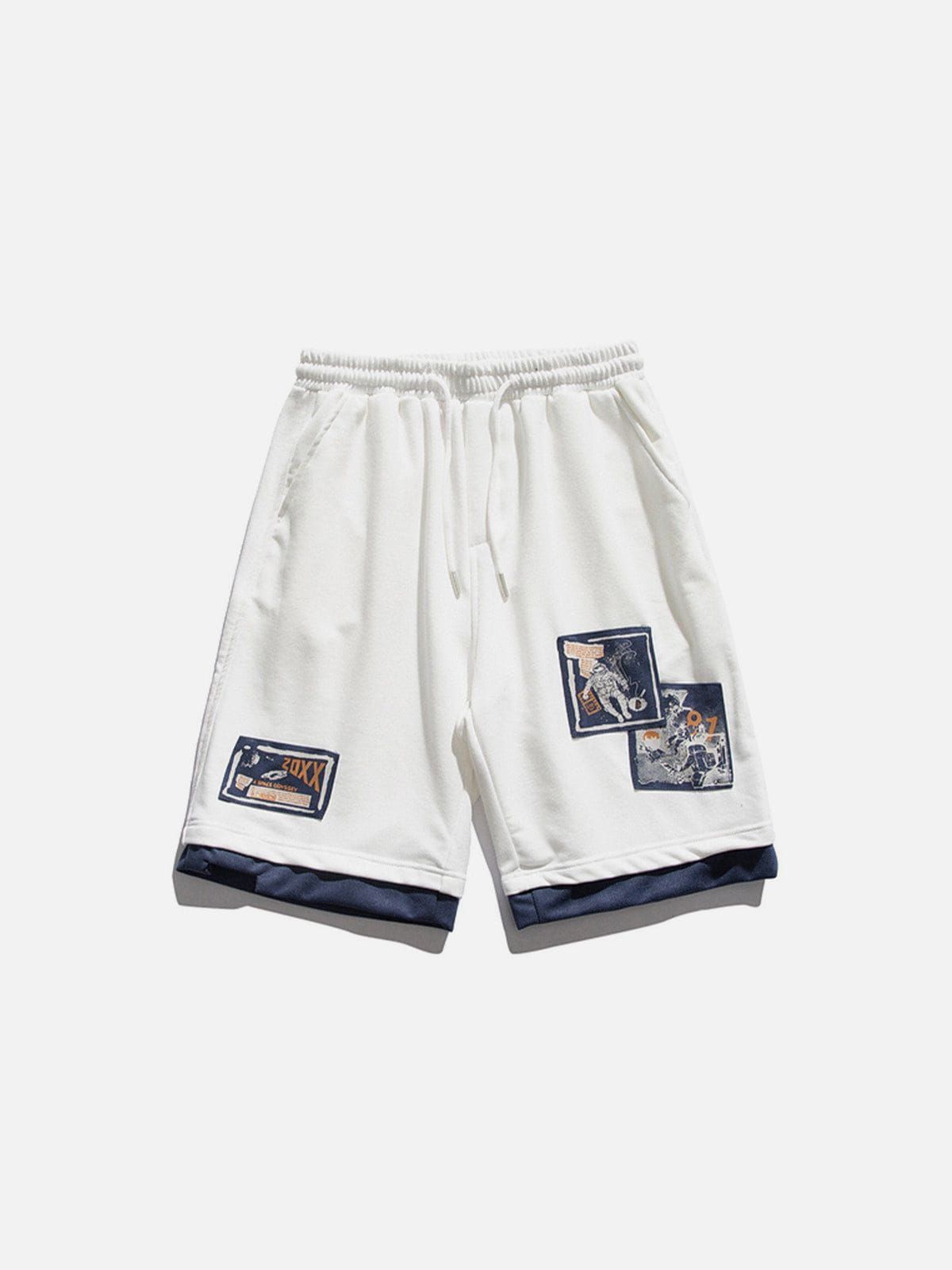 Aelfric Eden Fake Two Patch Shorts sold by Aelfric Eden product image thumbnail 3