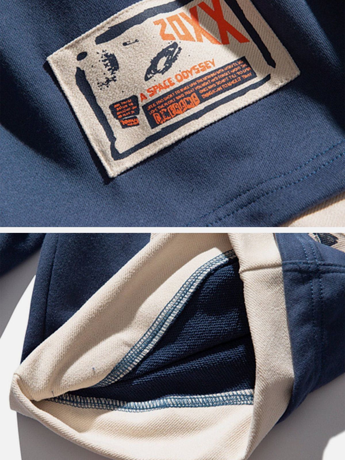 Aelfric Eden Fake Two Patch Shorts sold by Aelfric Eden product image thumbnail 5