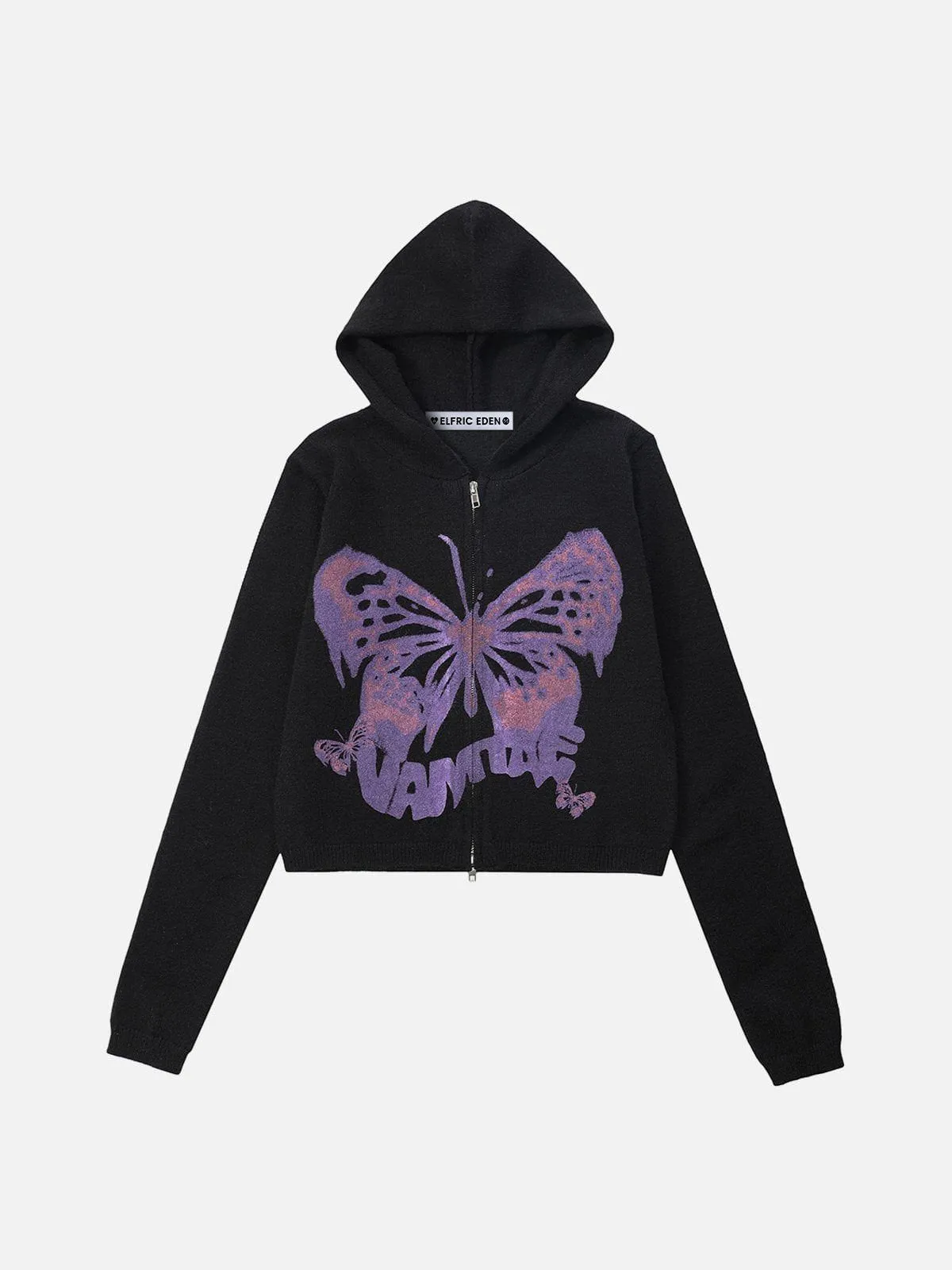 Butterfly Print Hoodie sold by Aelfric Eden