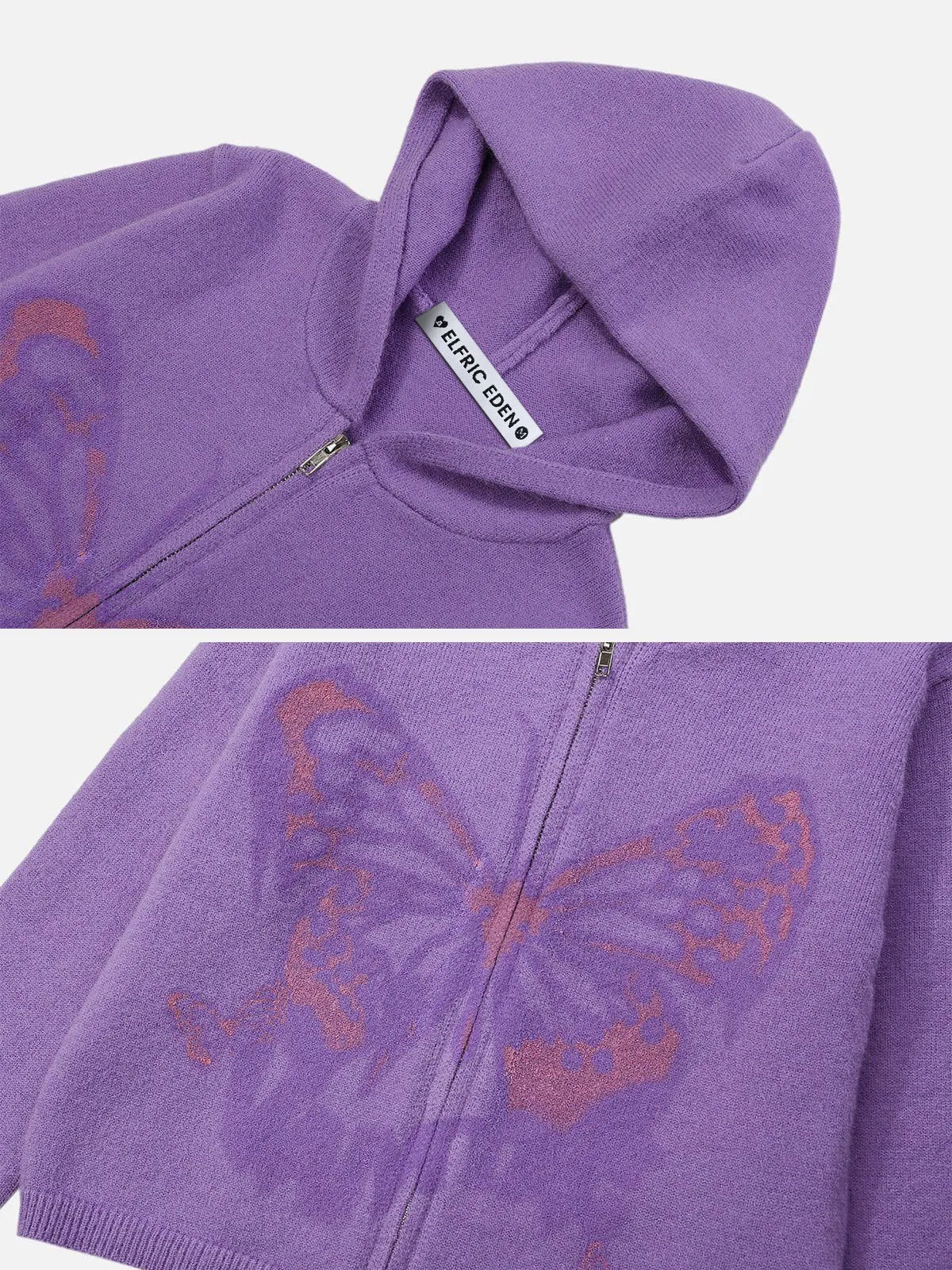 Butterfly Print Hoodie sold by Aelfric Eden product image thumbnail 4