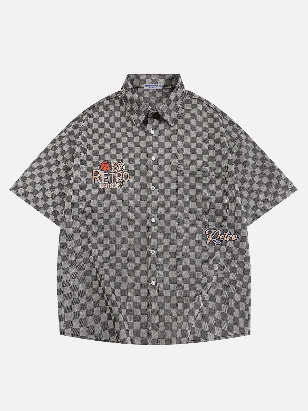 Aelfric Eden PLAID Short Sleeve Shirts sold by Aelfric Eden product image thumbnail 2