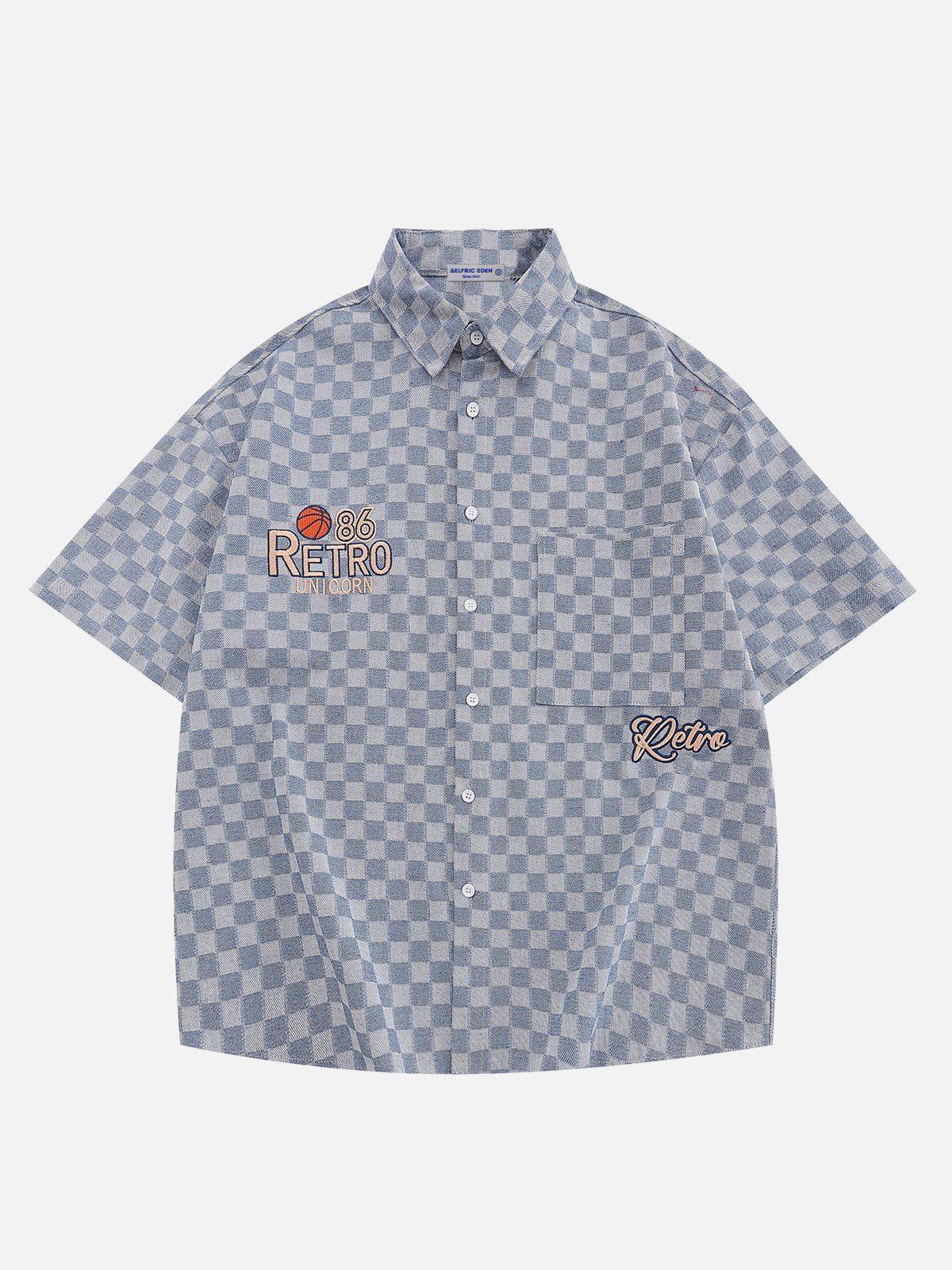 Aelfric Eden PLAID Short Sleeve Shirts sold by Aelfric Eden