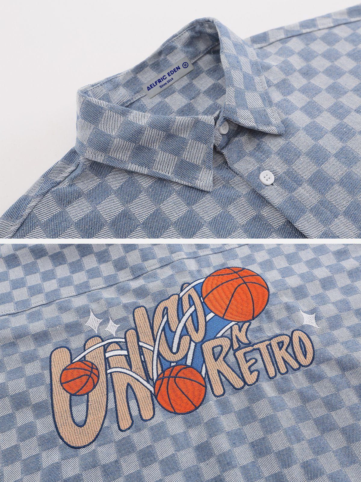 Aelfric Eden PLAID Short Sleeve Shirts sold by Aelfric Eden product image thumbnail 4