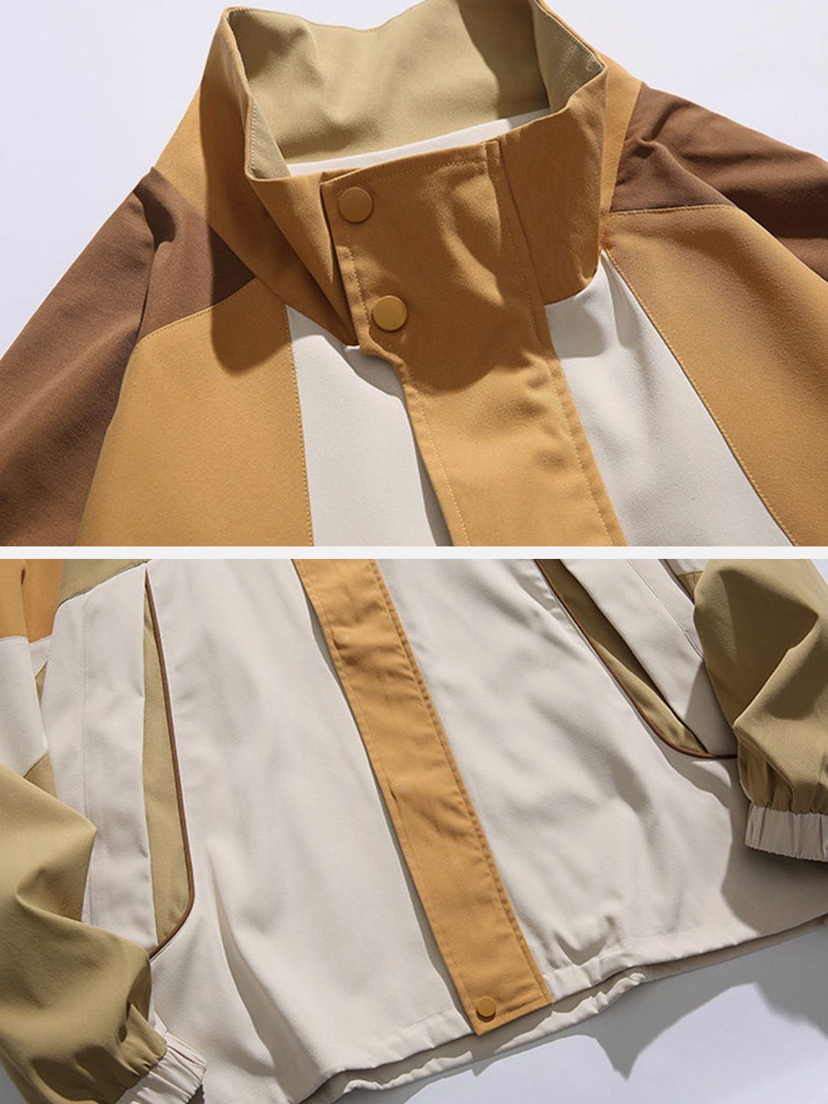 Aelfric Eden Multi Color Patchwork Vintage Jacket sold by Aelfric Eden product image thumbnail 4