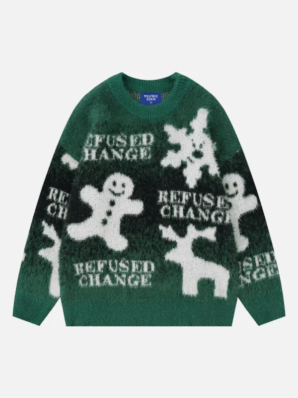 Aelfric Eden Cartoon Jacquard Sweater sold by Aelfric Eden