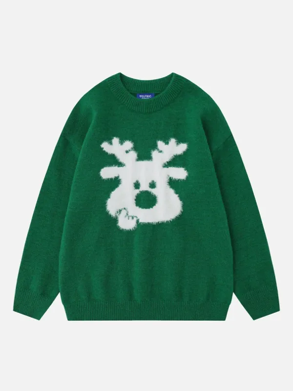 Aelfric Eden Elk Jacquard Sweater sold by Aelfric Eden