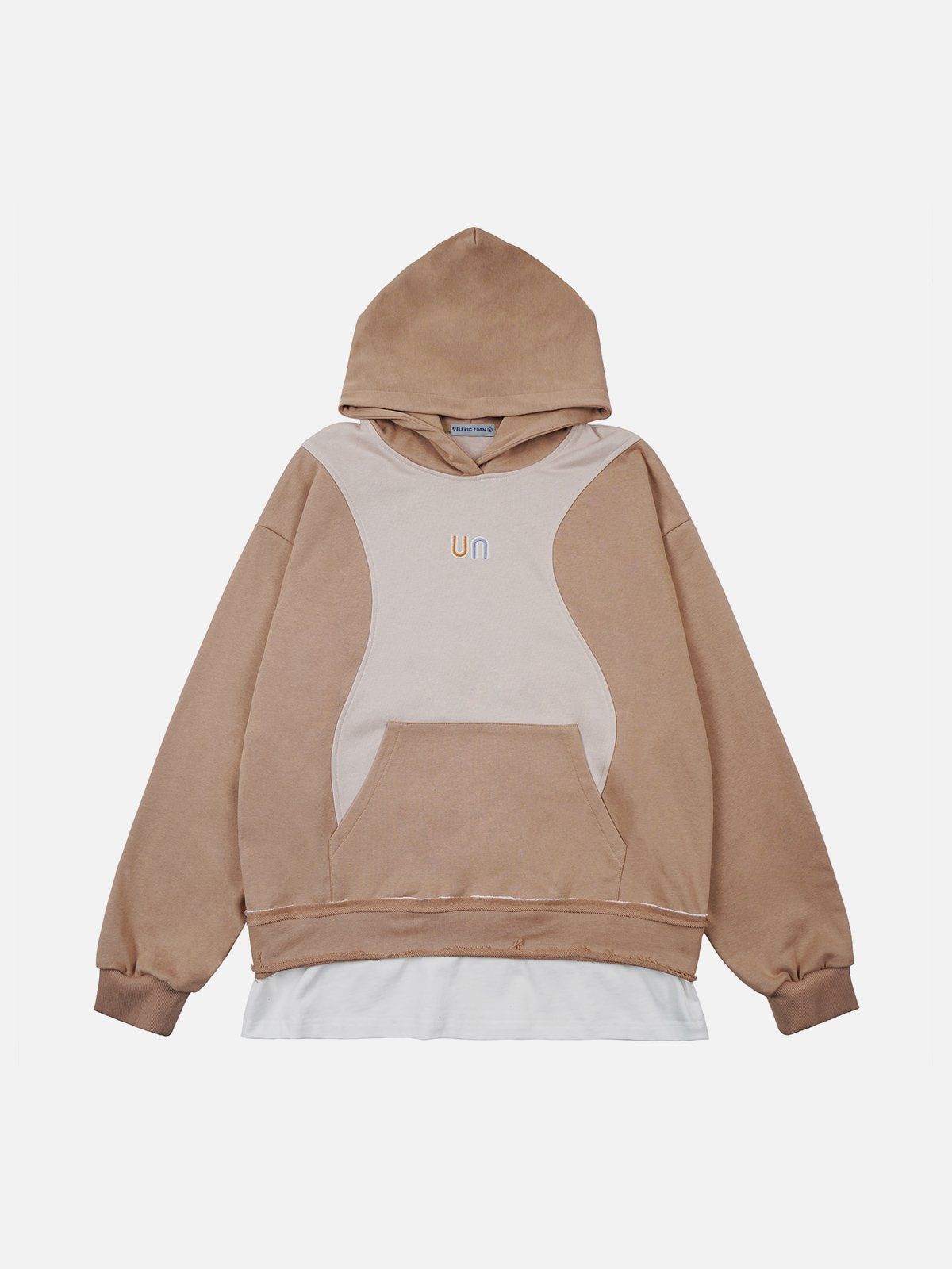 Aelfric Eden Color Blocking Patchwork Hoodie sold by Aelfric Eden product image thumbnail 2