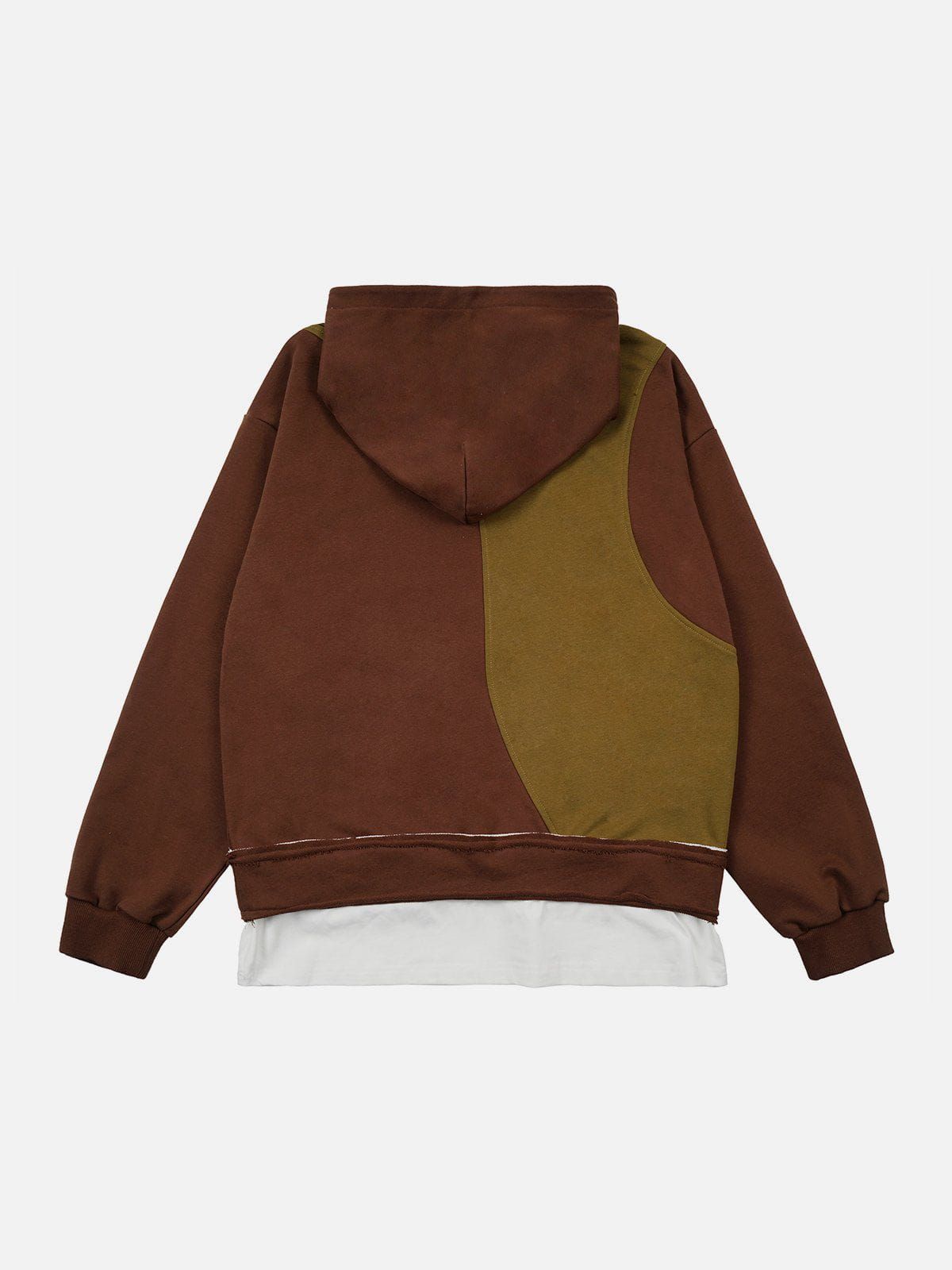 Aelfric Eden Color Blocking Patchwork Hoodie sold by Aelfric Eden product image thumbnail 3