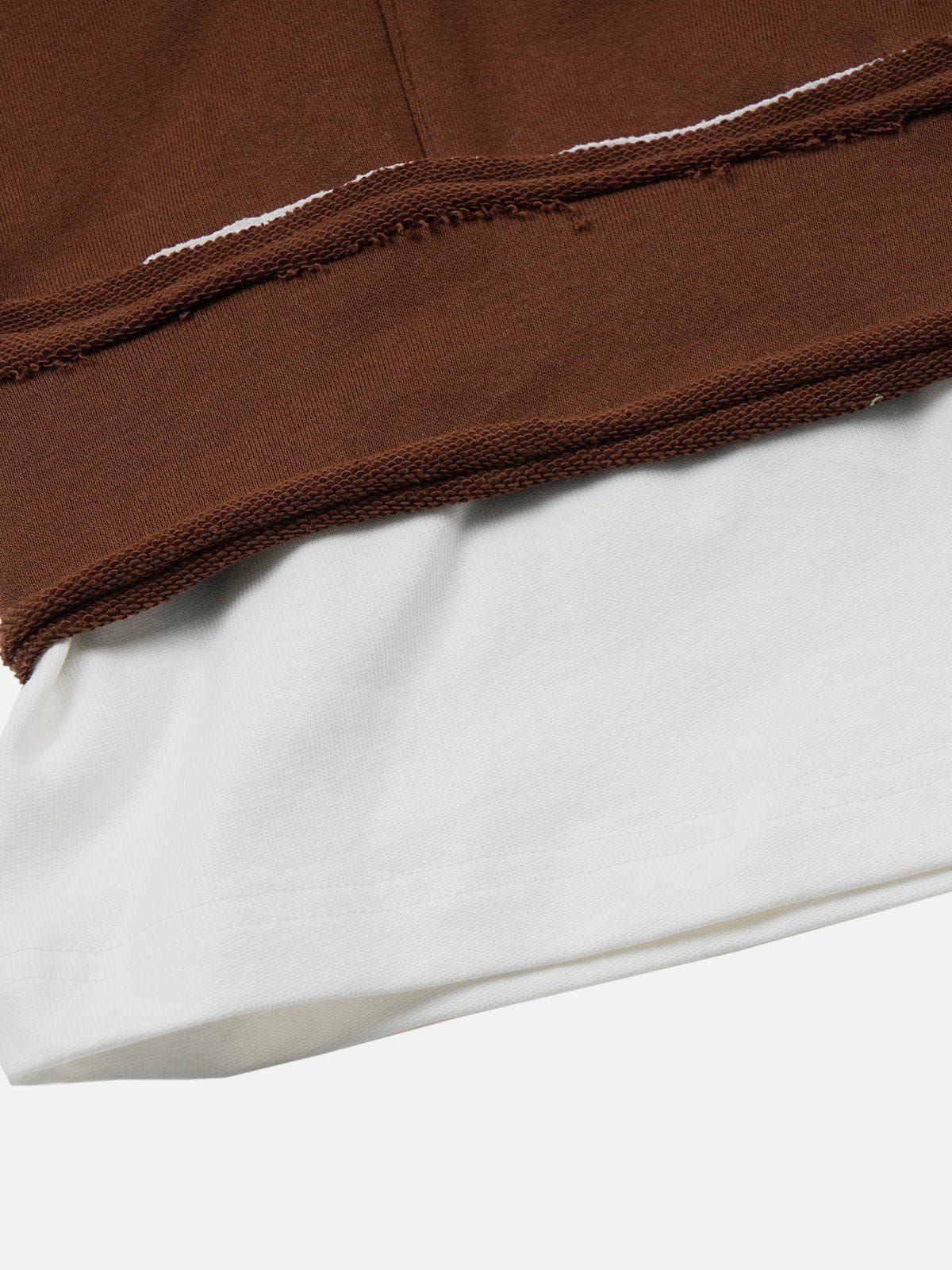 Aelfric Eden Color Blocking Patchwork Hoodie sold by Aelfric Eden product image thumbnail 4