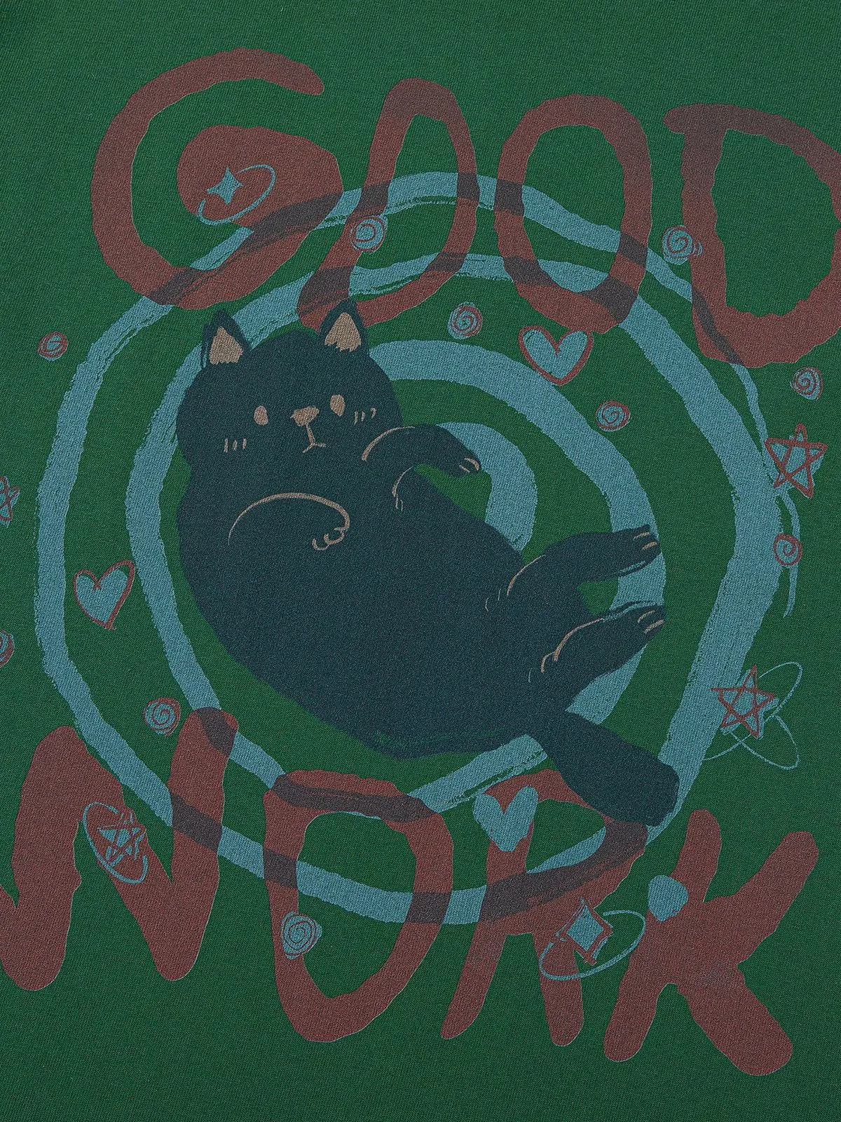 Aelfric Eden Cute Cat Print Tee sold by Aelfric Eden product image thumbnail 3