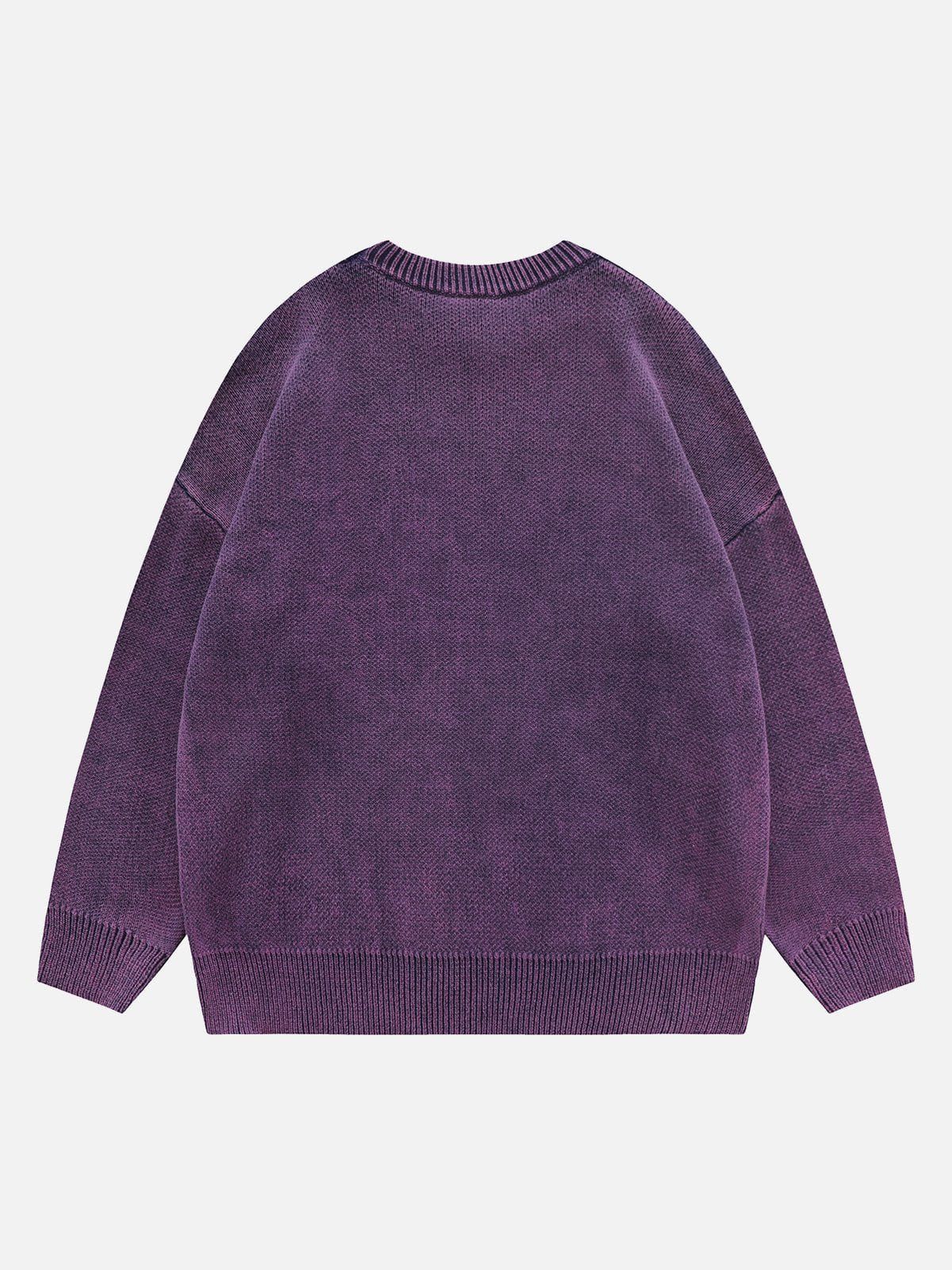 Aelfric Eden Cotton Anime Girl Print Pullover Sweater sold by Aelfric Eden product image thumbnail 3