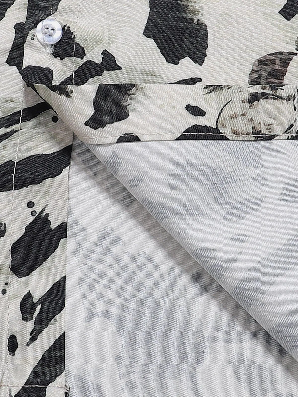 Aelfric Eden Zebra Pattern Short Sleeve Shirt sold by Aelfric Eden product image thumbnail 4