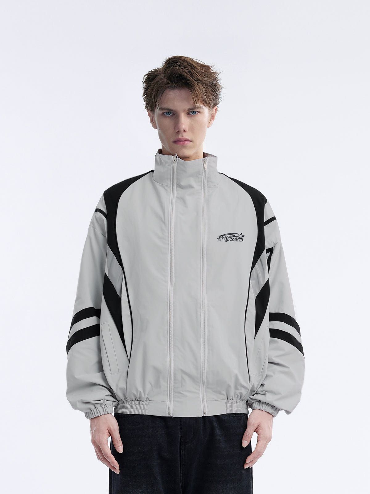 Aelfric Eden Multi Zip Up Stripe Jacket sold by Aelfric Eden product image thumbnail 3