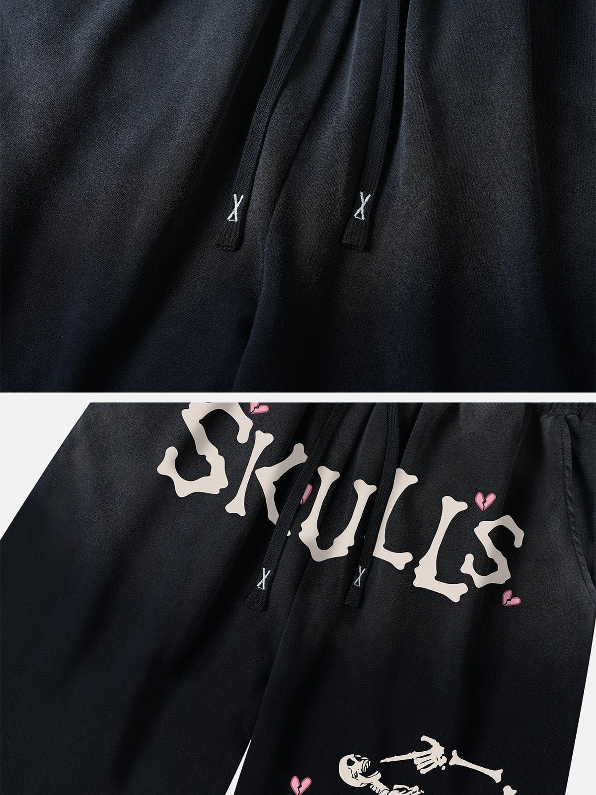 Aelfric Eden Skull Letter Print Shorts sold by Aelfric Eden product image thumbnail 3