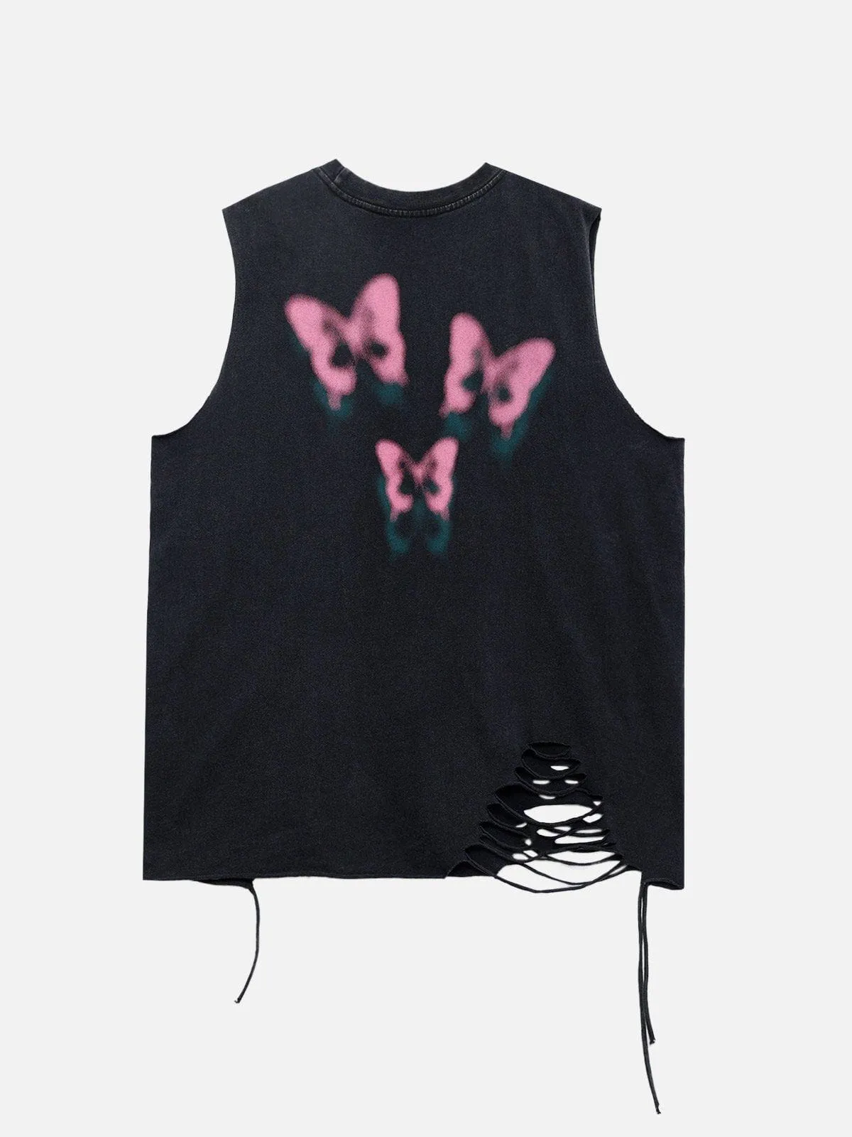 Aelfric Eden Blurring Butterfly Washed Tank Top sold by Aelfric Eden product image thumbnail 2