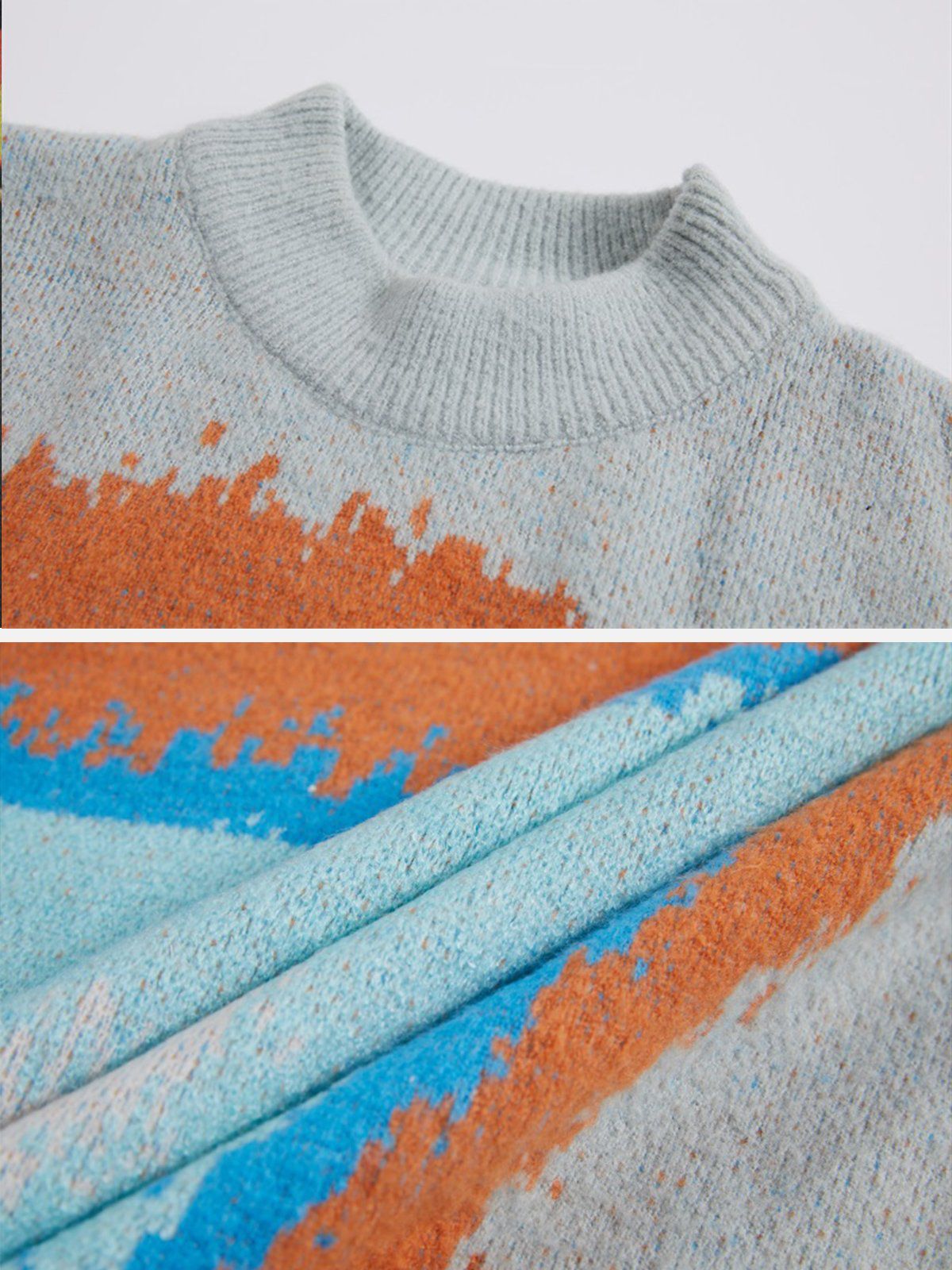 Aelfric Eden Multicolor Patchwork Sweater sold by Aelfric Eden product image thumbnail 3