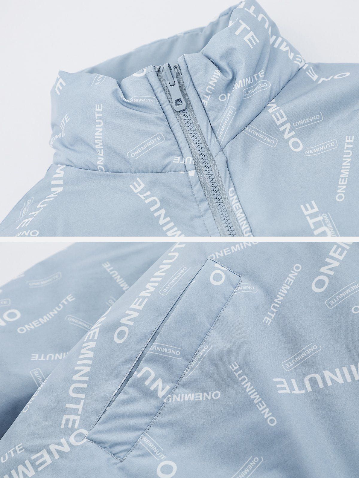 Aelfric Eden Full Print Letter Winter Coat sold by Aelfric Eden product image thumbnail 5