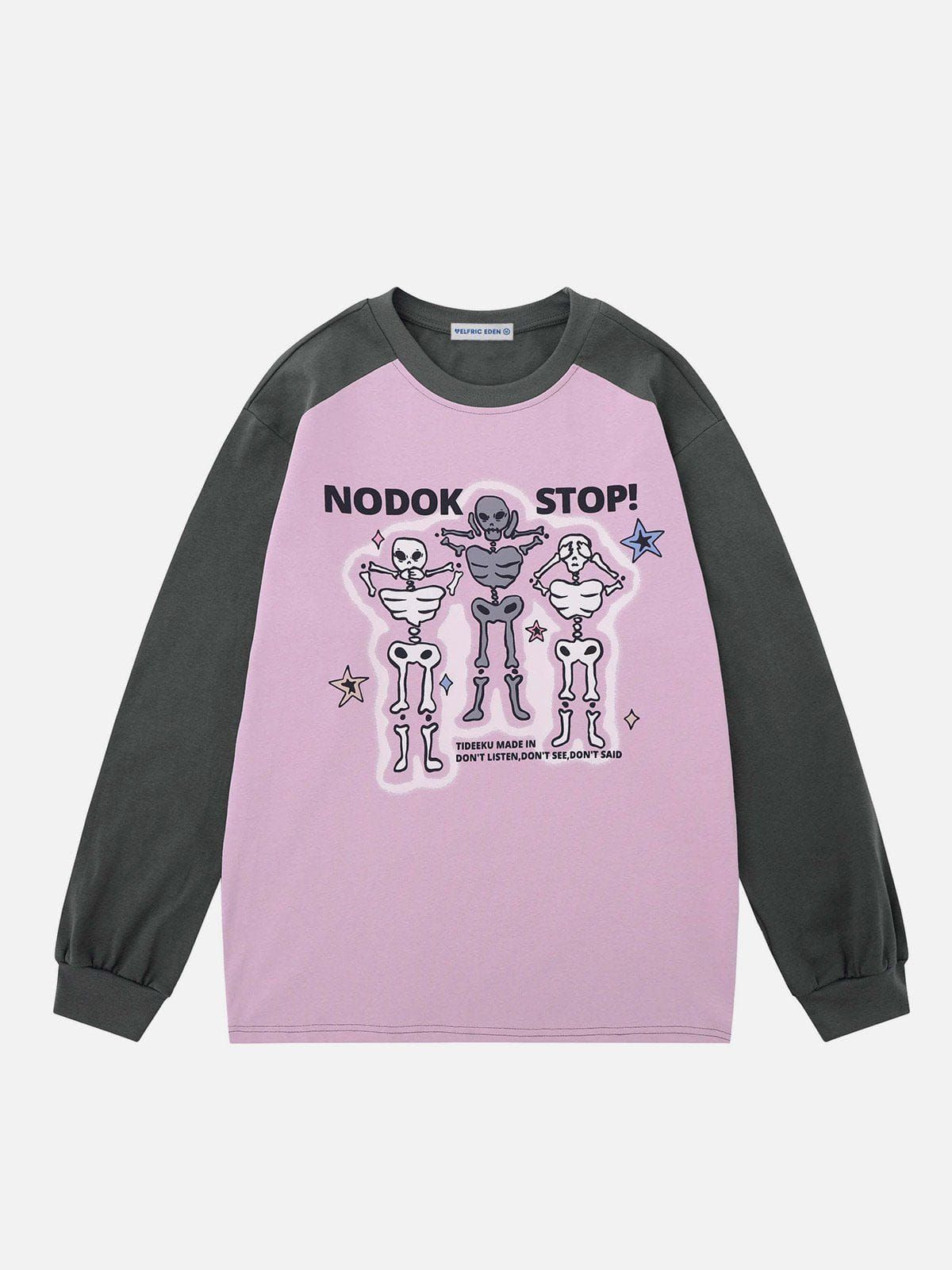 Aelfric Eden Skull Graphic Raglan Sleeve Sweatshirt sold by Aelfric Eden