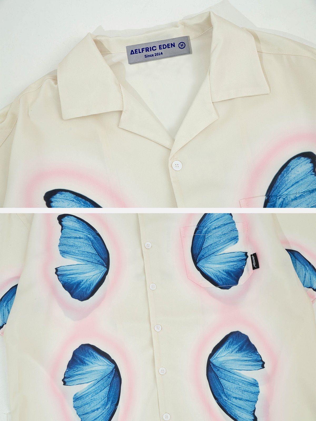 Aelfric Eden Symmetrical Butterfly Print Short Sleeve Shirts sold by Aelfric Eden product image thumbnail 4