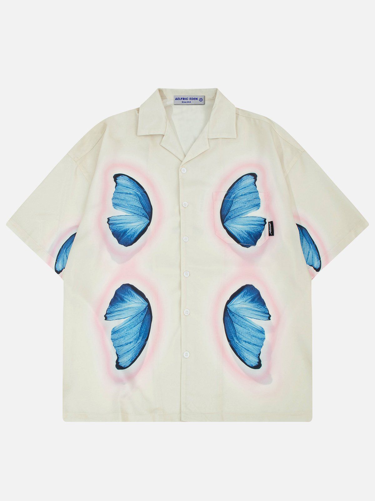 Aelfric Eden Symmetrical Butterfly Print Short Sleeve Shirts sold by Aelfric Eden
