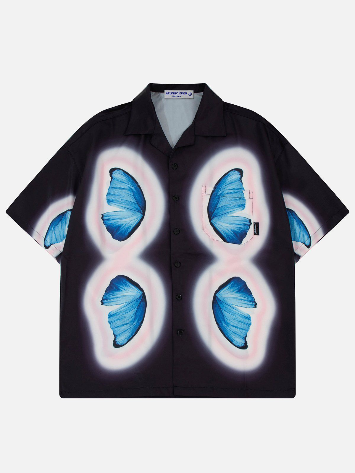 Aelfric Eden Symmetrical Butterfly Print Short Sleeve Shirts sold by Aelfric Eden product image thumbnail 3