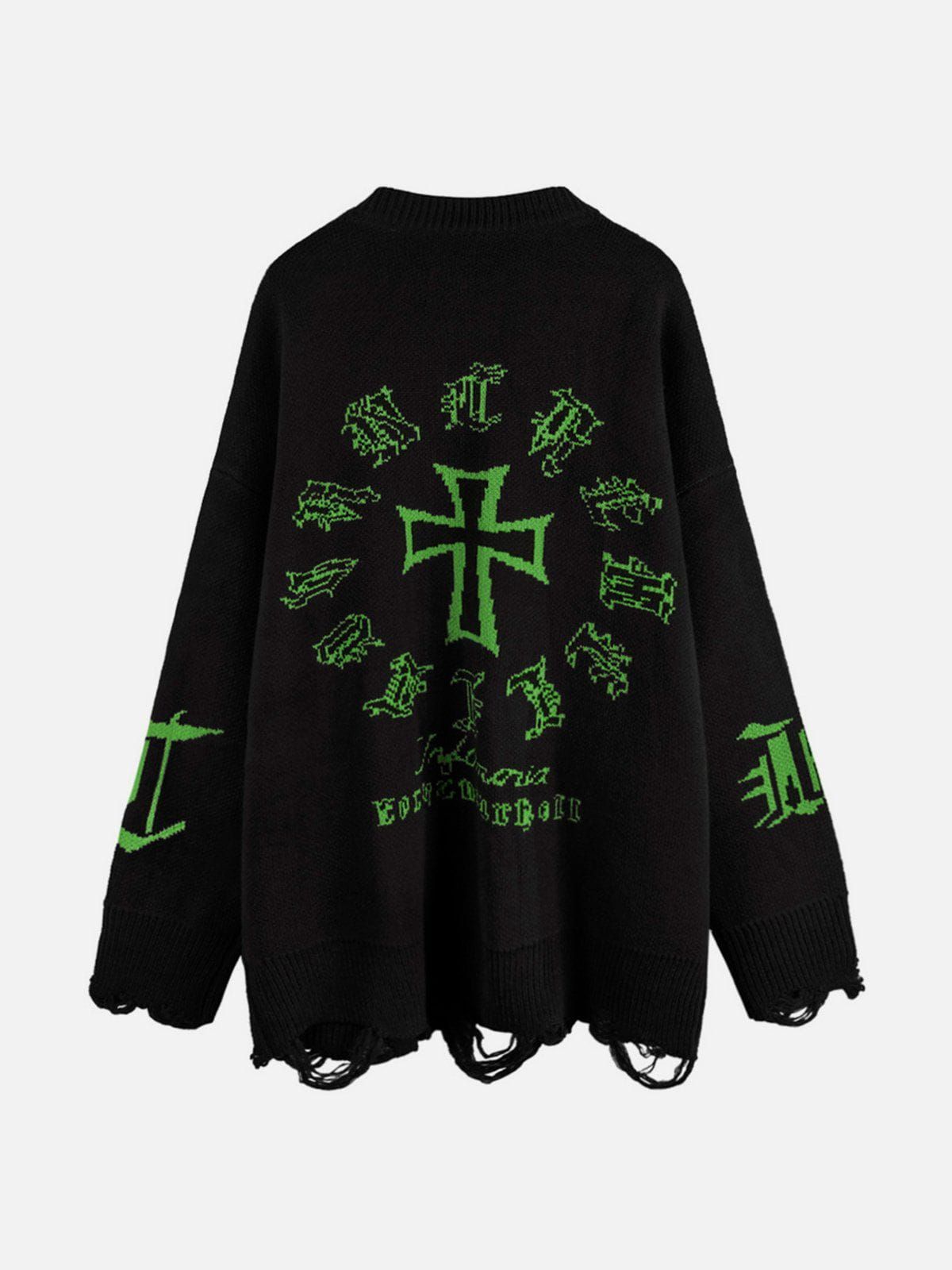 Aelfric Eden Vintage Letter Sweater sold by Aelfric Eden product image thumbnail 4