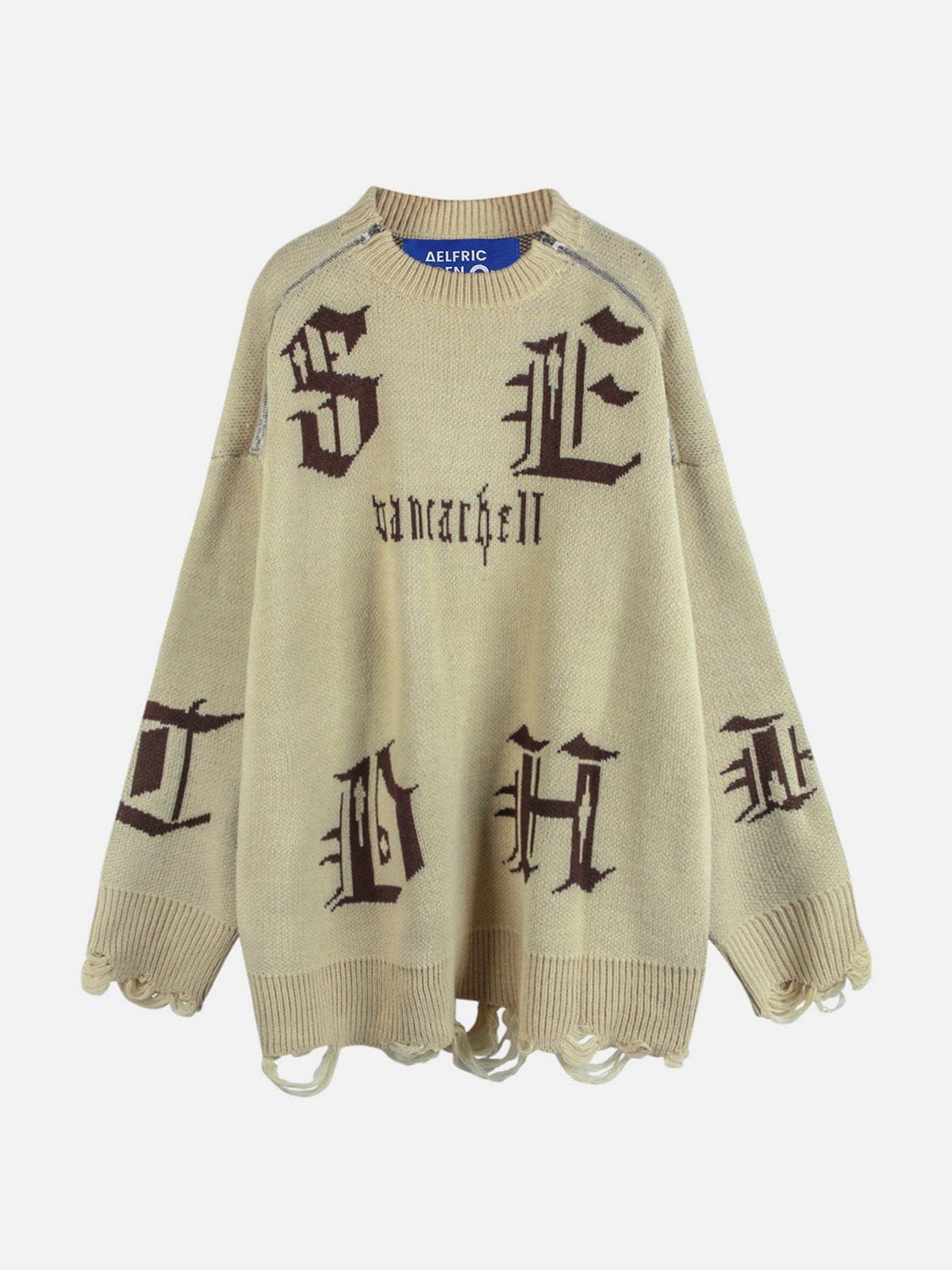 Aelfric Eden Vintage Letter Sweater sold by Aelfric Eden product image thumbnail 3