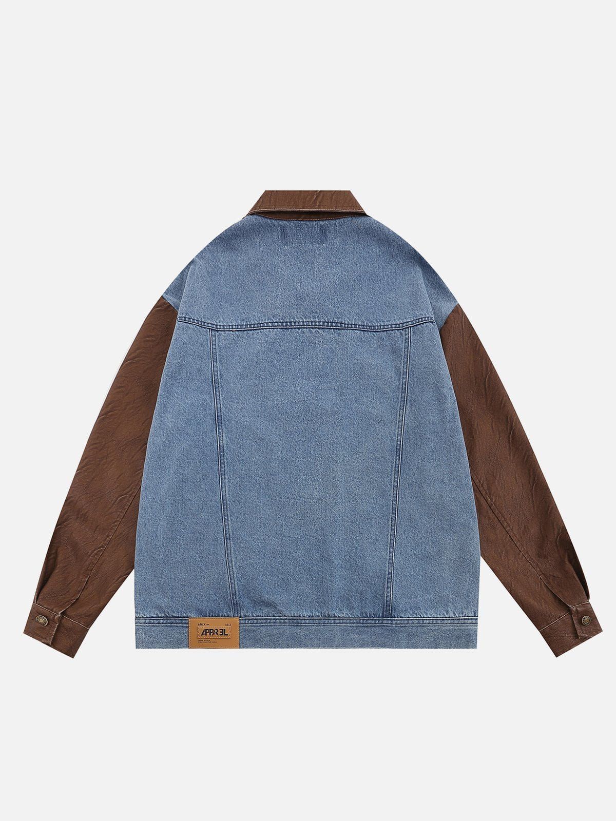 Aelfric Eden Patchwork Color Blocking Jacket sold by Aelfric Eden product image thumbnail 2