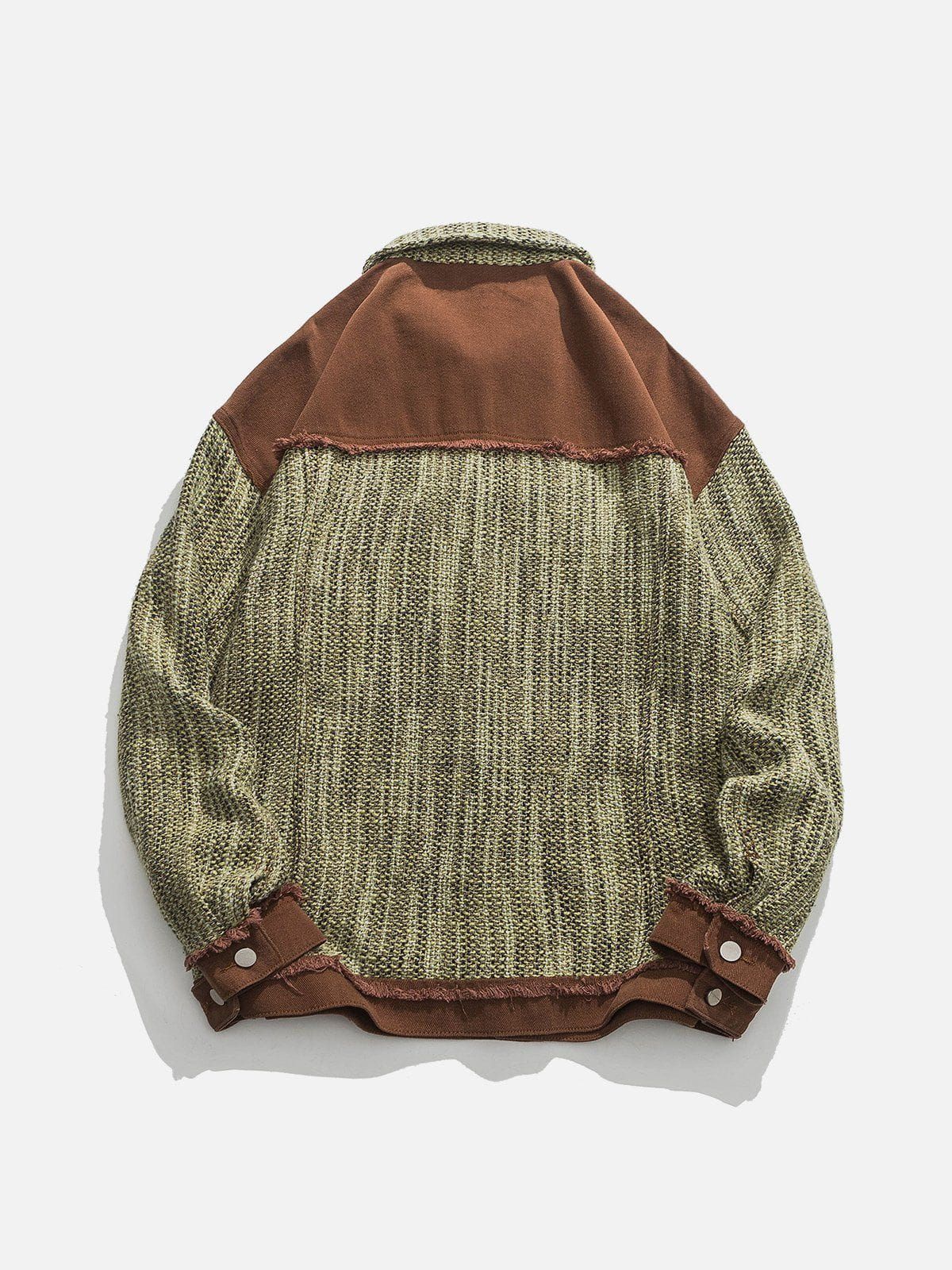 Aelfric Eden Vintage Colorblock Washed Denim Jacket sold by Aelfric Eden product image thumbnail 2