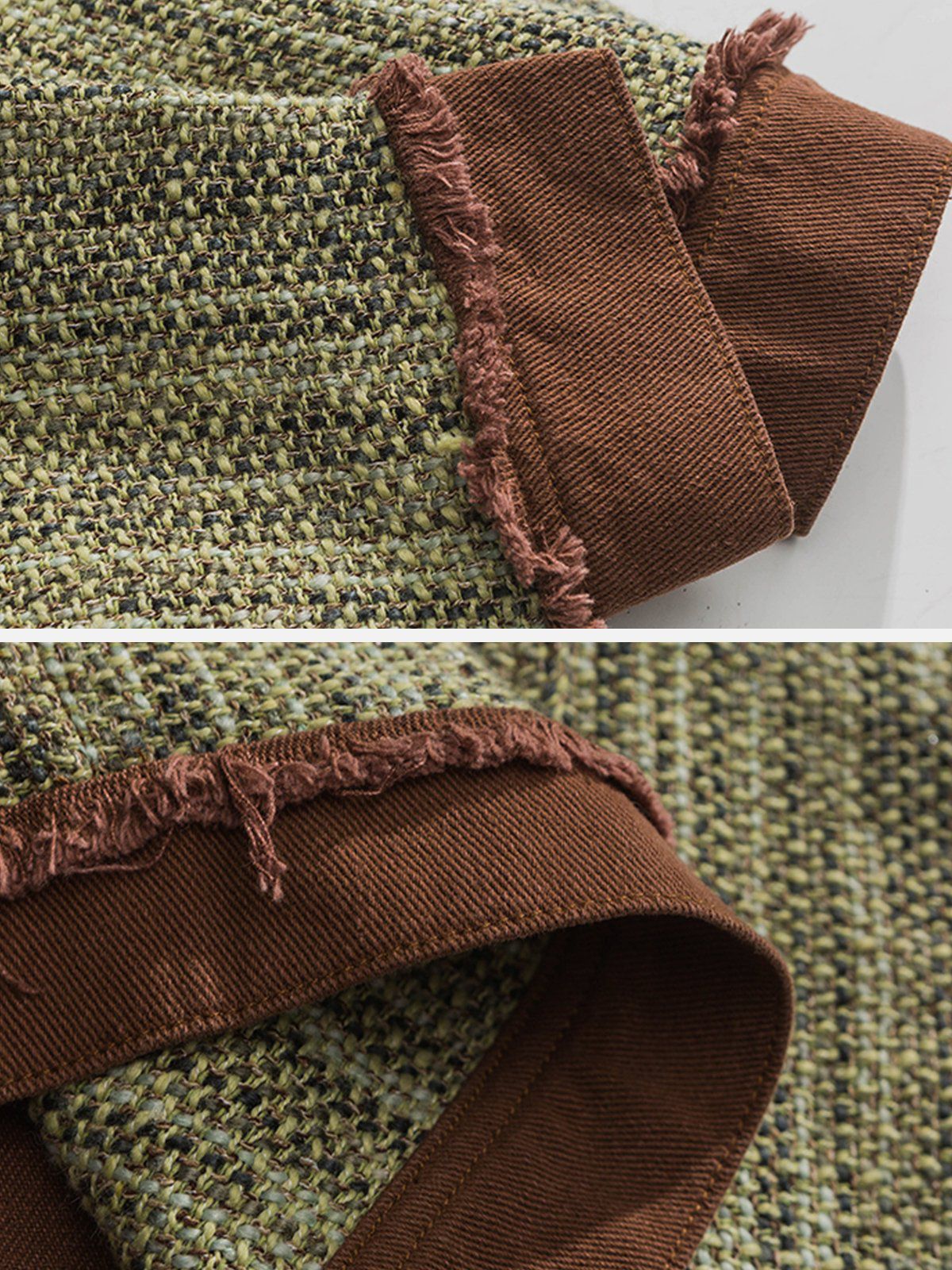 Aelfric Eden Vintage Colorblock Washed Denim Jacket sold by Aelfric Eden product image thumbnail 5