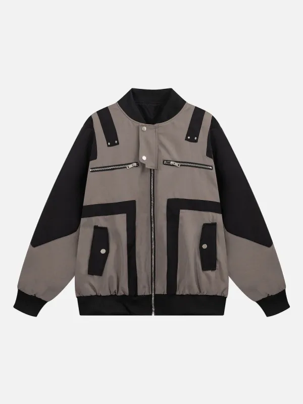 Aelfric Eden Contrasting Color Stitching Functional Jacket sold by Aelfric Eden